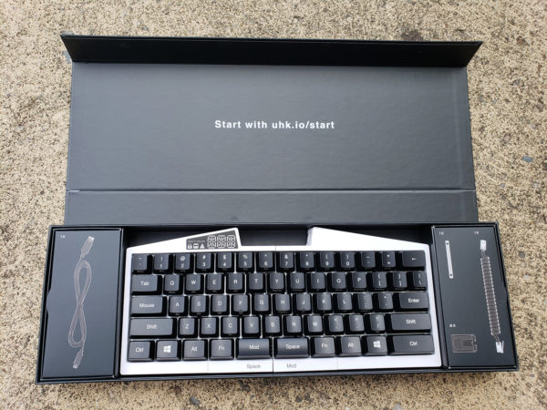 ultimate hacking keyboard unboxing review